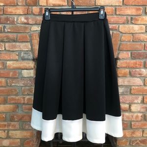 Black & White Midi Skirt 🌸🌼🌺